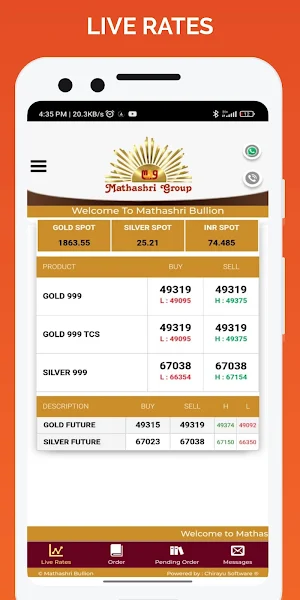 Mathashri Bullion Screenshot 1