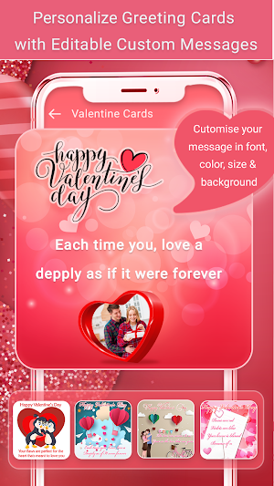 Valentine Day Photo Editor - Photo Frames & Ecards Screenshot 2