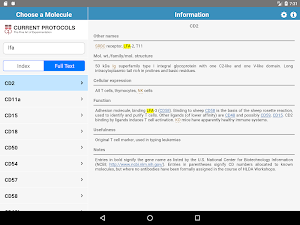 CD Antigens Information Finder Screenshot 3