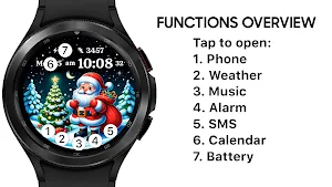 AZ279 Santa Claus Watch Face Screenshot 0