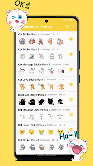 Stickers - Cat WASticker 2023 Screenshot 0