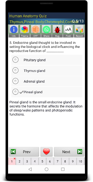 Human Anatomy Quiz Screenshot 1