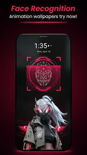 Face Lock Animation Live 4k Screenshot 1