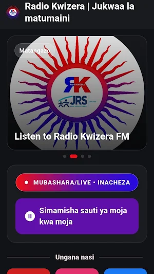 Radio Kwizera Screenshot 1