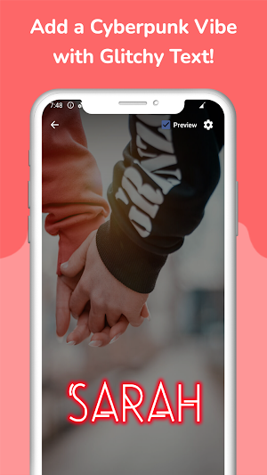 Neon Name Live Wallpaper Screenshot 1