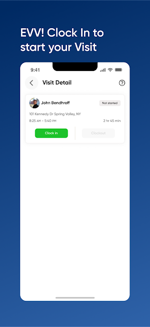 HCM Caregiver App Screenshot 1