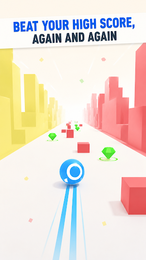 Ball Dash: 3D Runner Screenshot 3