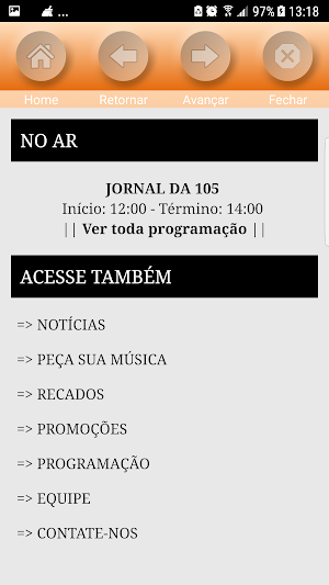 Caueira FM 105,9 Screenshot 3