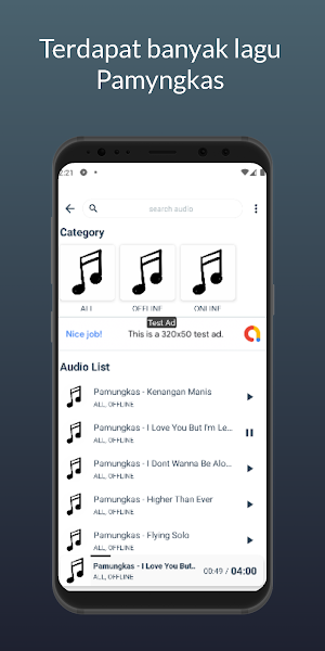 Lagu Lirik Pamungkas Screenshot 2