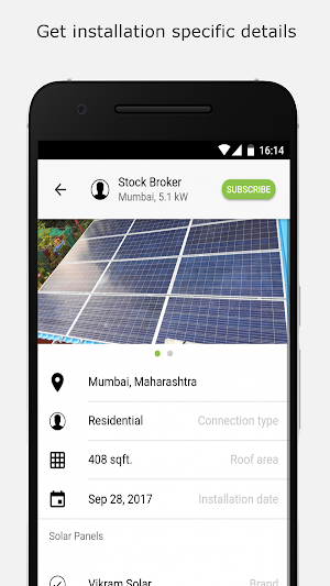 Oorjan - Solar Monitoring App Screenshot 2