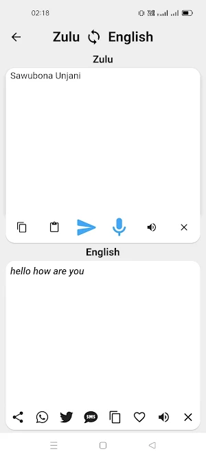 Zulu To English Translator Screenshot 1