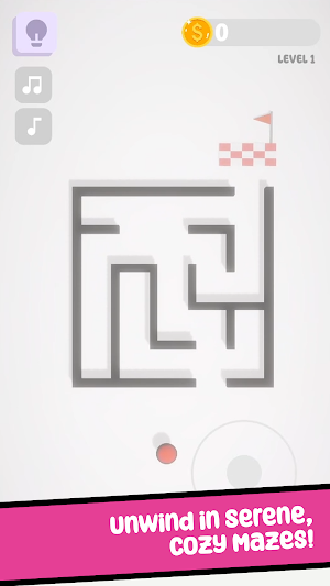 Maze Ball - Casual Puzzle Screenshot 1