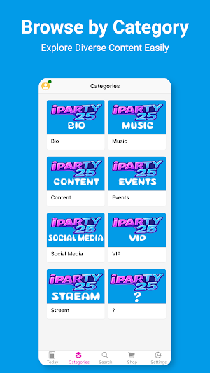 IPARTY25 Screenshot 1