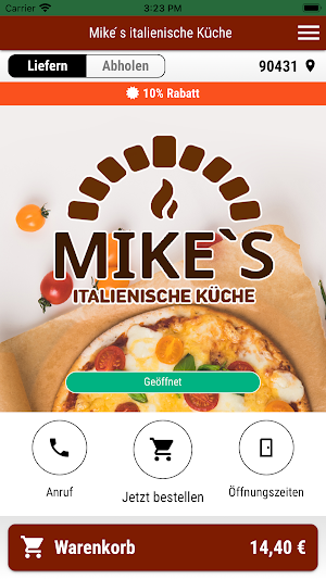 Mike ́s italienische Küche Screenshot 0