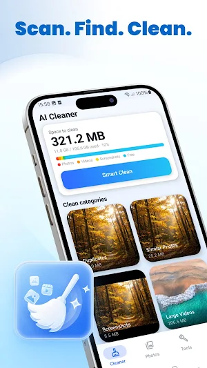 Fresto Cleaner-Swipe & Clean Screenshot 1