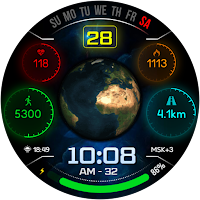 DIGI EARTH URX04 Watch face