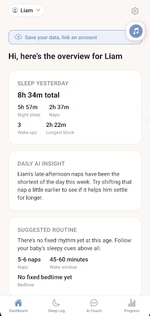 Newborn AI Sleep Coach Screenshot 0