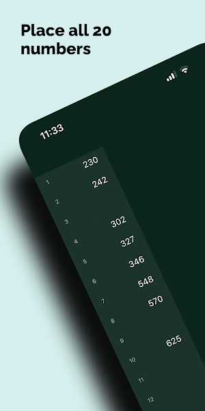20 Numbers Challenge Screenshot 2