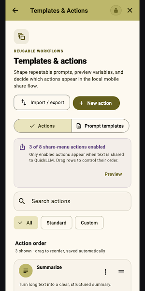 QuickLLM - AI Model Manager Screenshot 3