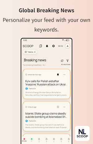 SCOOP: AI News Keyword Summary Screenshot 0