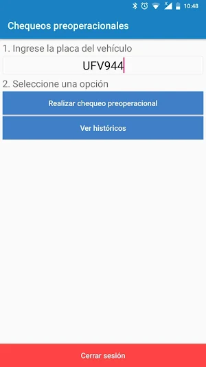 OnTrack Chequeo Screenshot 2