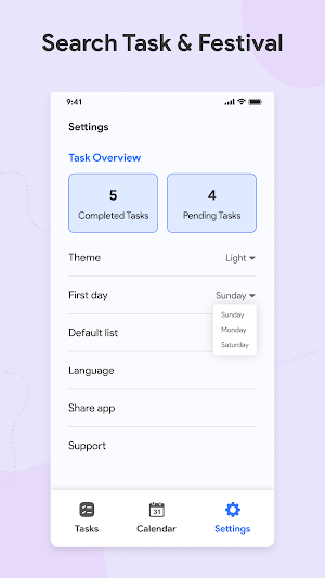 To Do List & Calendar Screenshot 1