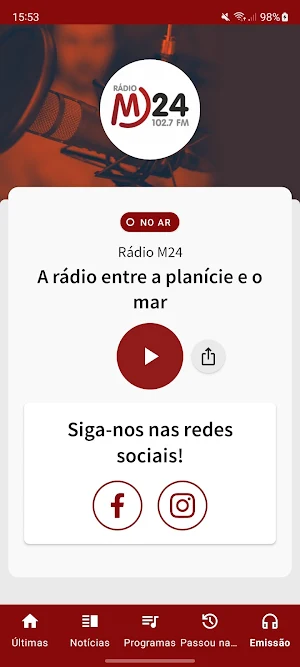 Rádio M24 Screenshot 2