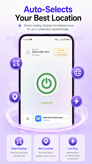 Climax VPN: Fast & Secure Screenshot 3