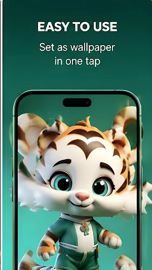 Kawaii Animals 3D Wallpapers Screenshot 2