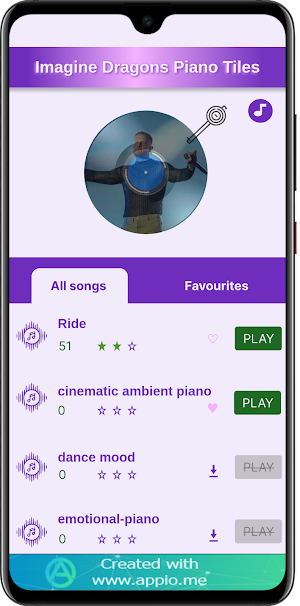 Imagine Dragons Piano Tiles Screenshot 2