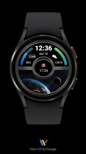 Space Window watch face Screenshot 0