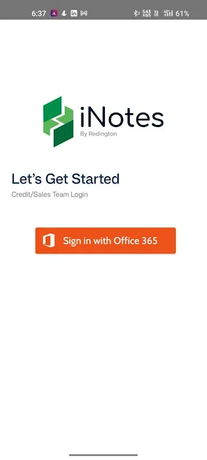 Redington iNotes Screenshot 2