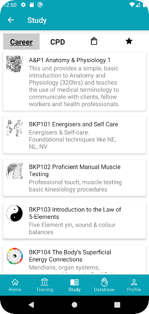 Kinesiology Plus Screenshot 1