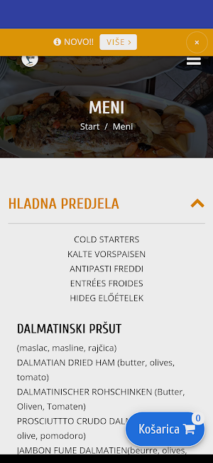 Restaurant Eufemija Screenshot 2