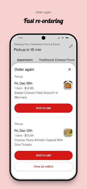 Celestino's Pizza & Pasta Screenshot 3