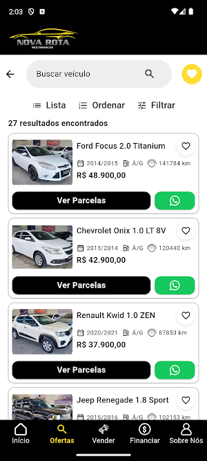 Nova Rota Multimarcas Screenshot 1