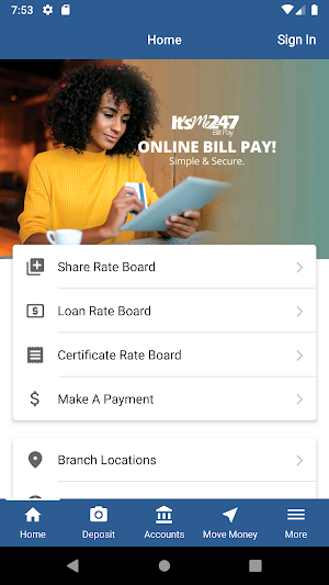 PrimeSource Credit Union Screenshot 1