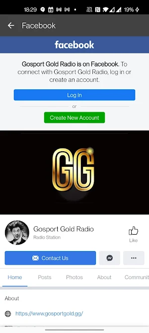 Gosport Gold Radio Screenshot 0