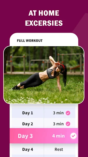 Legs, Hips Women HomeWorkouts Screenshot 1