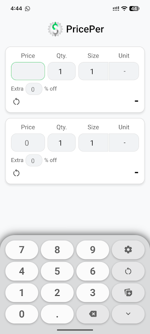 PricePer - Which Price Wins? Screenshot 3