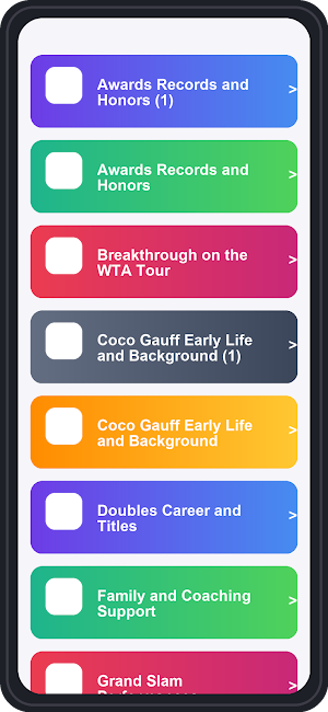 Coco Gauff Trivia Quiz Screenshot 0