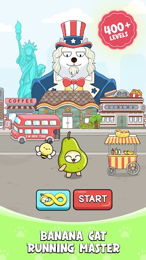 Banana Cat Run: World Travel Screenshot 1