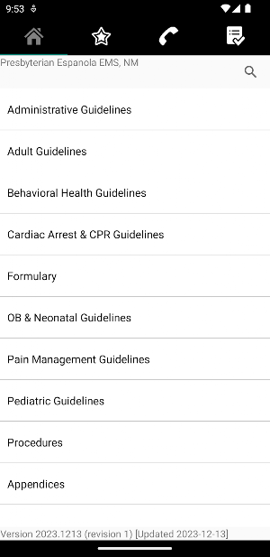 Presbyterian Espanola EMS Screenshot 2