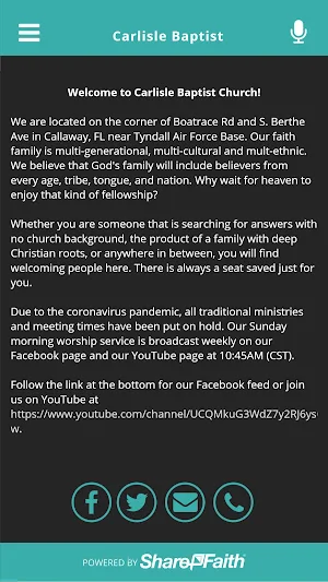 Carlisle Baptist Screenshot 1