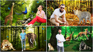 Wild Animal Photo Editor : Wild Animal Photo Frame Screenshot 0