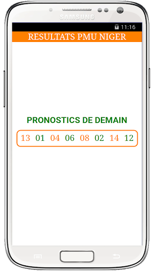 RESULTATS PMU NIGER Screenshot 3