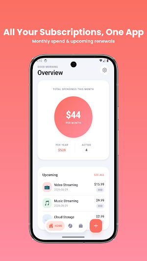 Subscription Tracker & Bills Screenshot 3
