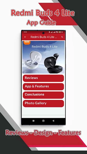 Redmi Buds 4 Lite App Guide Screenshot 0