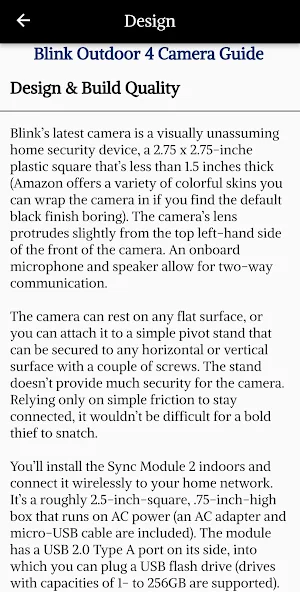 Blink Outdoor 4 Camera Guide Screenshot 3