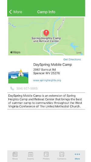DaySpring Mobile Camp Screenshot 0
